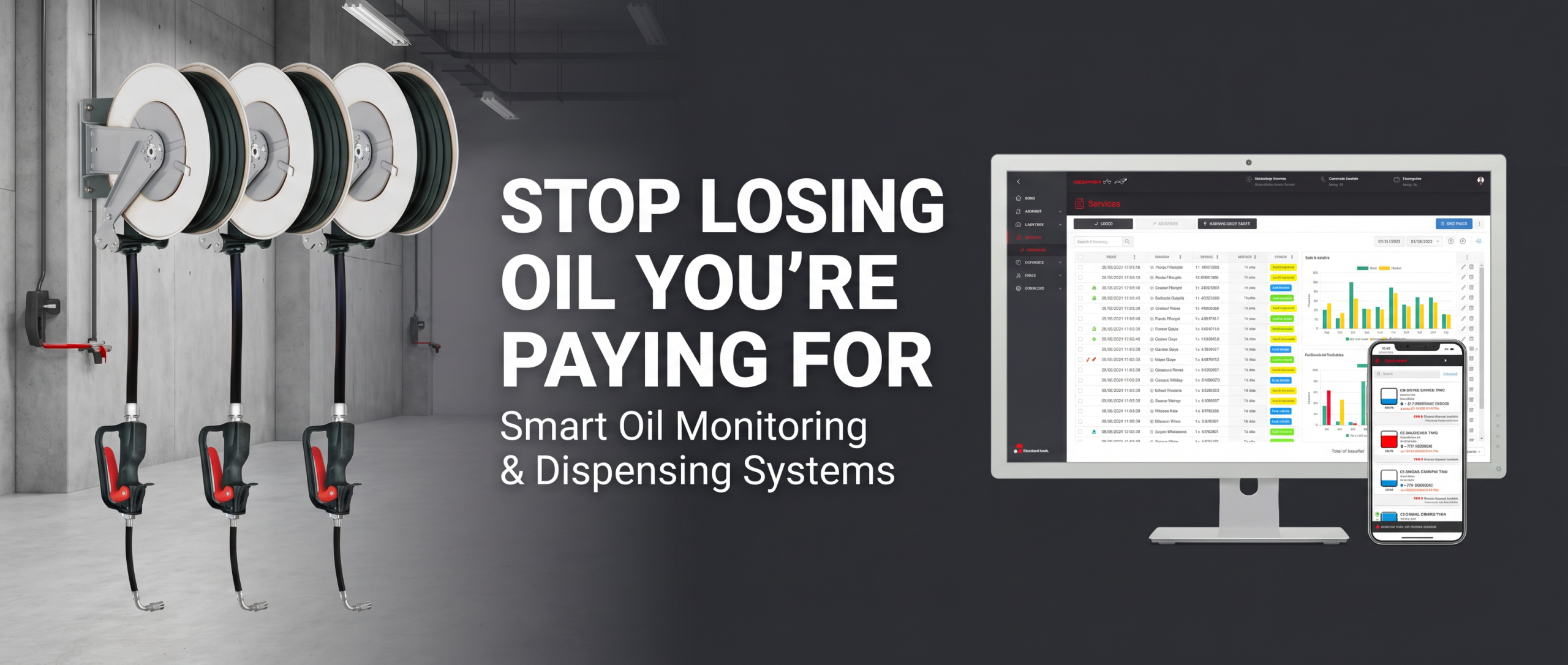 Smart Oil Monitoring & Dispensing Systems - GF Plant Spares