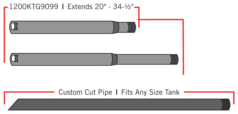 Fill-Rite Suction Pipe - GF Plant Spares Ireland